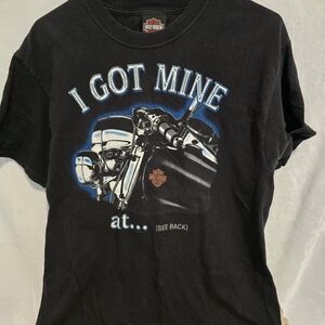 Harley Davidson Mens Tshirt Sz Med fairfax Va. black